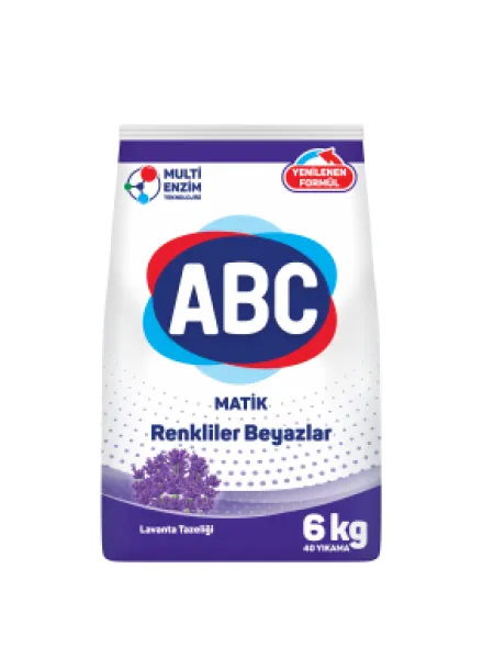 ABC Powder Detergent Lavender Freshness 6 kg