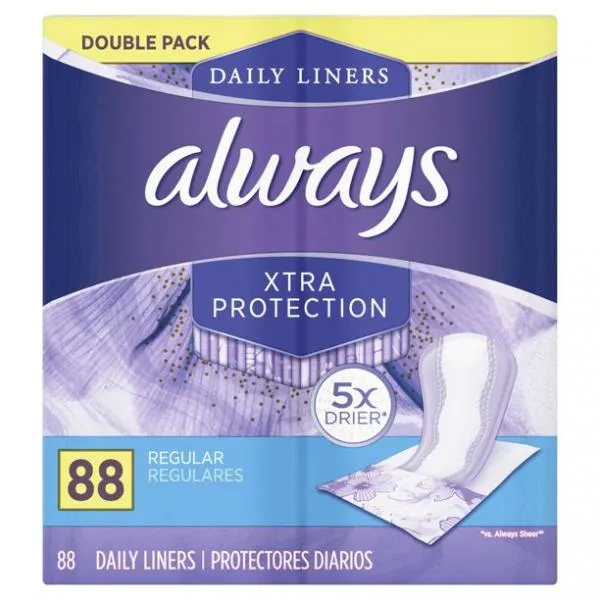 Always Xtra Protection Daily Liners Double Pack 88 pc