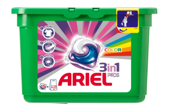 Ariel Capsul Bright Color 15 pc