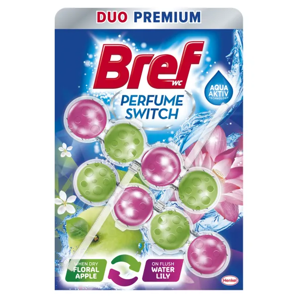 Bref Toilet Block Duo Premium Victoria&Green Apple Duopack