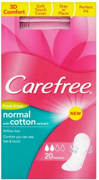 Carefree Normal With Cotton Extract Fresh 20 pc
