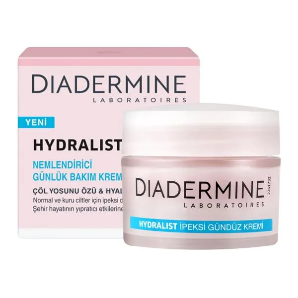 Diadermine Hydralis Moisturizing Daily Care Cream Silky Texture 50 ml