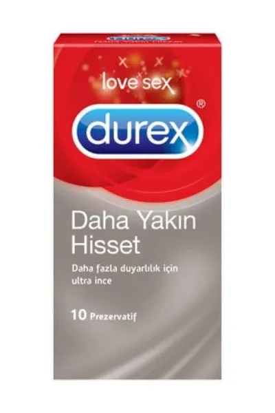 Durex Condom Closer Feelings Feel Closer 10 pc