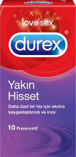 Durex Condom Closer Feelings Ultra Slippery 10 pc