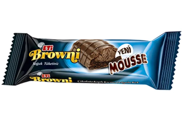ETİ Browni Mousse Chocolate Coated Cream Filled Cake 48 gr