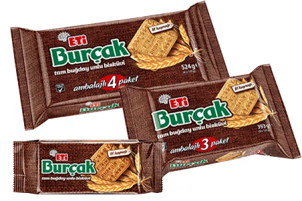 ETİ Burçak Whole Wheat Bakery Biscuit 393 gr