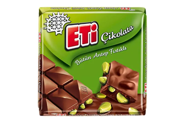 ETİ Chocolate with Whole Pistachio 80 gr