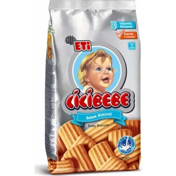 ETİ Cicibebe Baby Biscuit Plain 172 gr