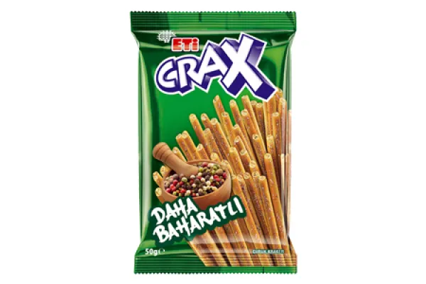 ETİ Crax Spicy Stick Cracker 50 gr