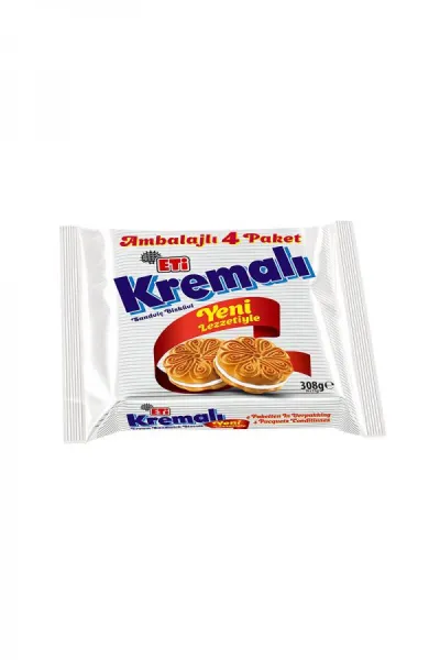 ETİ Cream Sandwich Biscuit 308 gr