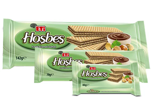 ETİ Hoşbeş Wafer Hazelnut 40 gr