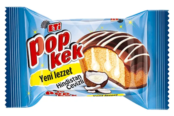 ETİ Popkek Cocoa Coated Cake With Coconut Sauce 60 gr