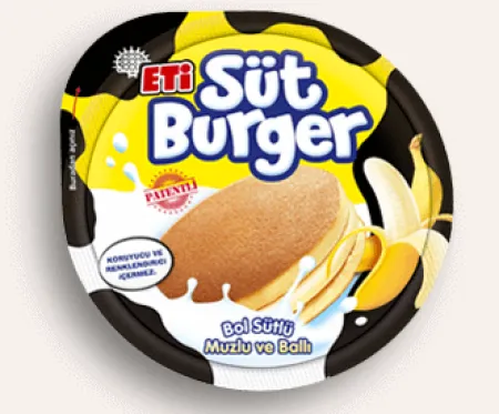 Eti Süt Burger with Banana & Honey 35 gr