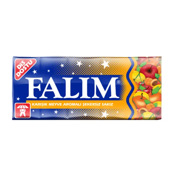Falım Işıl Sugar Free Cheving Gum Mixed Fruit 5 pc