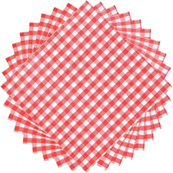 Familia Patterned Napkin (Gingham) 100 pc