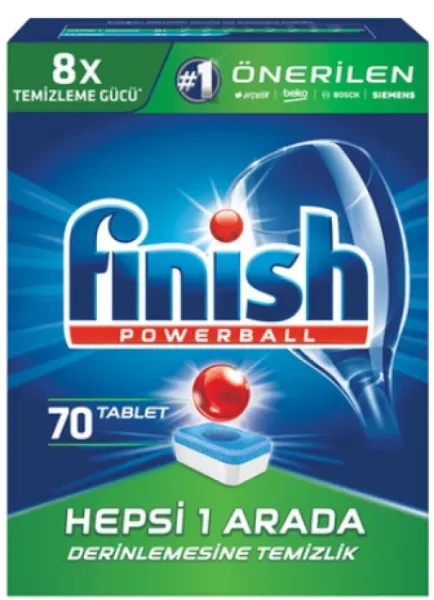 Finish Powerball All in One Tablet 70 pcs
