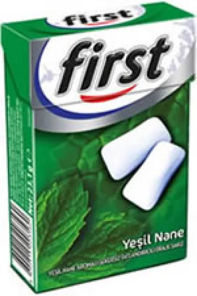 First Chewing Gum Green Mint 23.1 gr