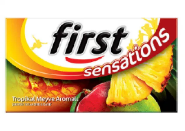 First Chewing Gum Sensations Tropic Fruit 27 gr
