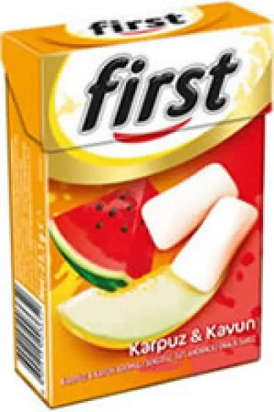 First Chewing Gum Watermelon&Melon 23.1 gr
