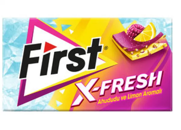 First Chewing Gum X Fresh Raspberry&Lemon 27 gr