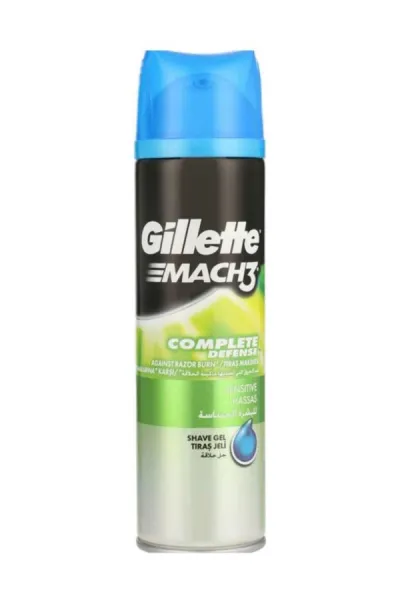 Gillete Gel Mach 3 Complete Defense Sensitive 200 ml
