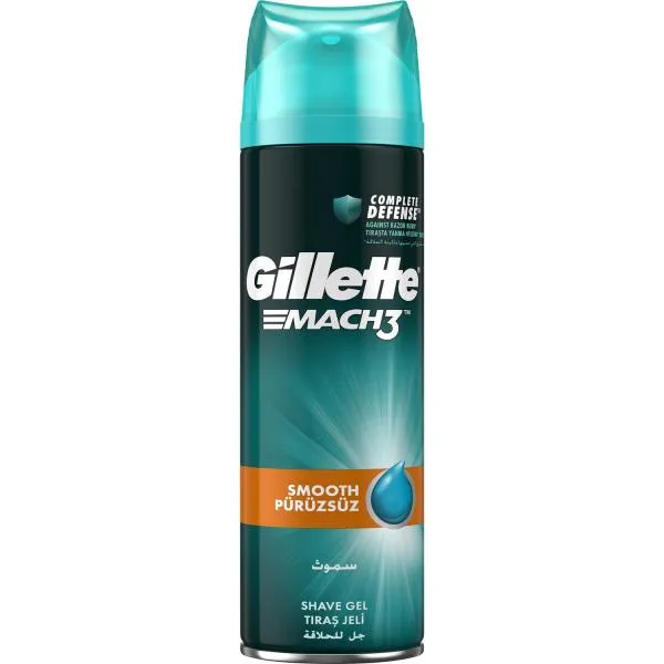 Gillete Gel Mach 3 Complete Defense Smooth 200 ml