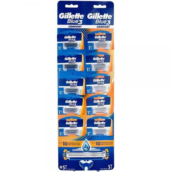 Gillette Blue 3 Cartella Disposable Comfort 10 pc
