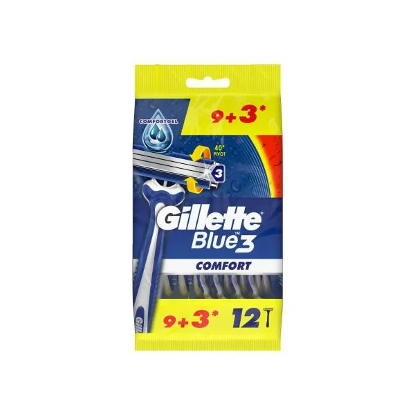 Gillette Blue 3 Comfort Disposable 12 pc