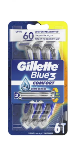 Gillette Blue 3 Comfort Disposable 6 pc