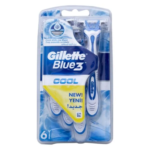 Gillette Blue 3 Cool Disposable Razors 6 pc