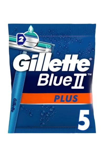Gillette Blue II Plus Disposable 5 pc
