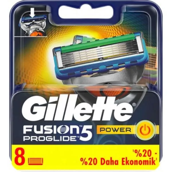 Gillette Fusion Proglide Power Blades 8 pc