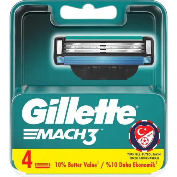 Gillette Mach 3 4 pc