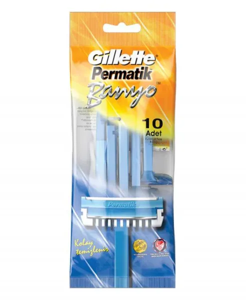 Gillette Permatik Disposal Bath 10 pc