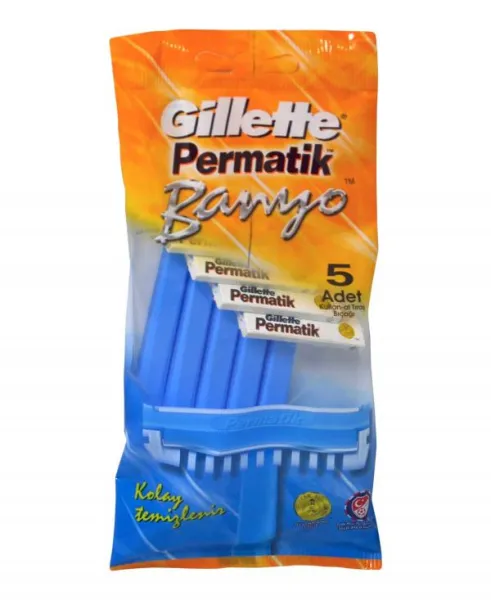 Gillette Permatik Disposal Bath 5 pc