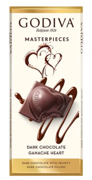 Godiva Dark Chocolate Ganache Heart 86 gr