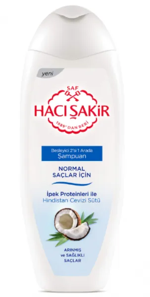 Hacı Şakir Shampoo Coconut For Normal Hair 500 ml