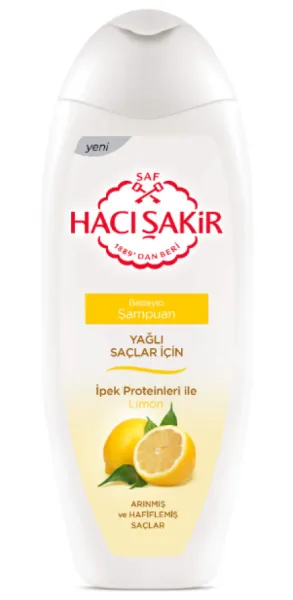 Hacı Şakir Shampoo Lemon For Oily Hair 500 ml