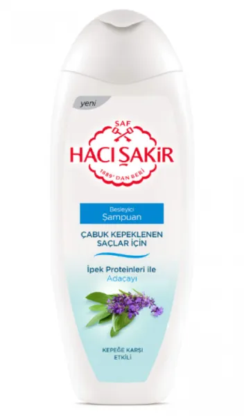 Hacı Şakir Shampoo Sage Effective Against Dandruff 500 ml