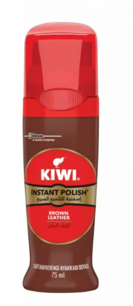 Kıwı Liquid Shoe Polish Brown 75 ml