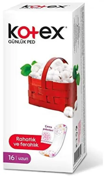 Kotex Anydays Pads Long 16 pc