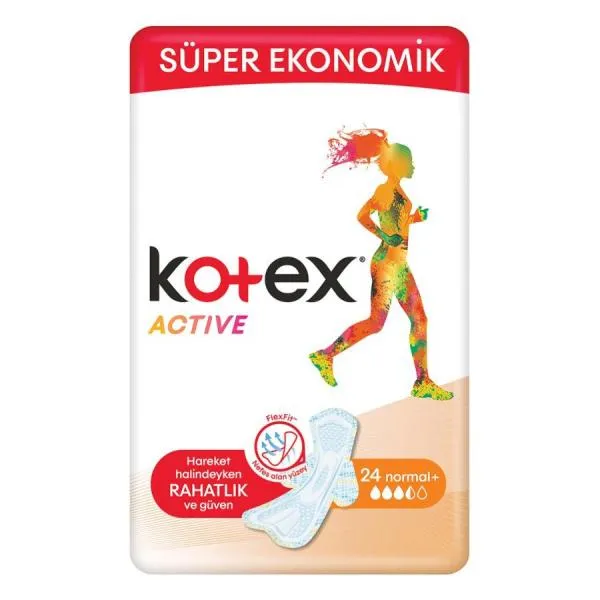 Kotex Pads Active Quadro Regular 24 pc