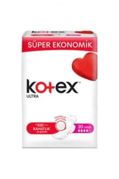 Kotex Pads Ultra Quadro Long 20 pc