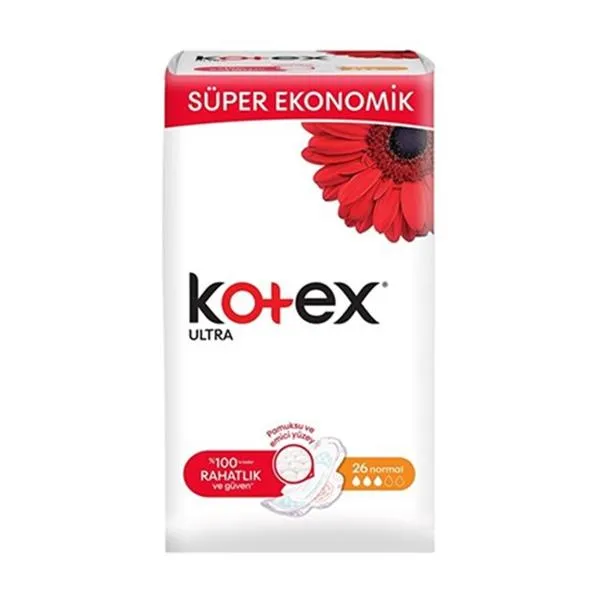 Kotex Pads Ultra Quadro Regular 26 pc
