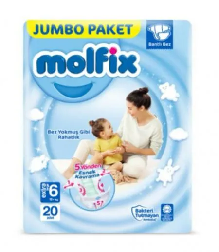 Molfix Jumbo Packet No 6 20 pc