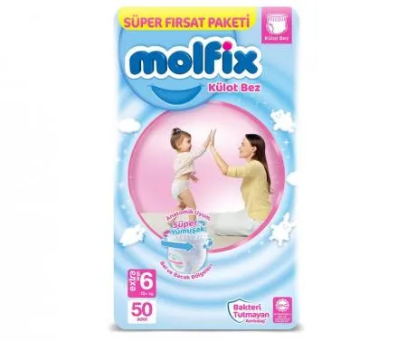 Molfix Panty Diaper Super Opportunity Package No6 50 pcs