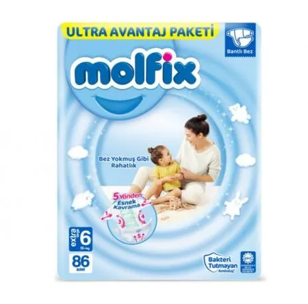 Molfix Ultra Advantage Package No 6 86 pcs