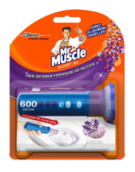 Mr. Muscle Active Clean Toilet Blocks Jel Lavender 36 ml