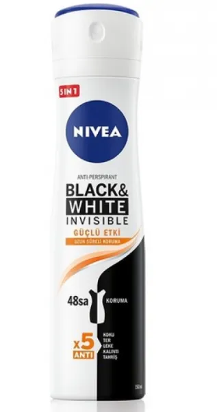Nivea Black & White Invisible Strong Effect Women's Spray 150 ml