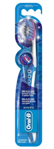 Oral B 3D White Luxe Medium Toothbrush 1 pcs